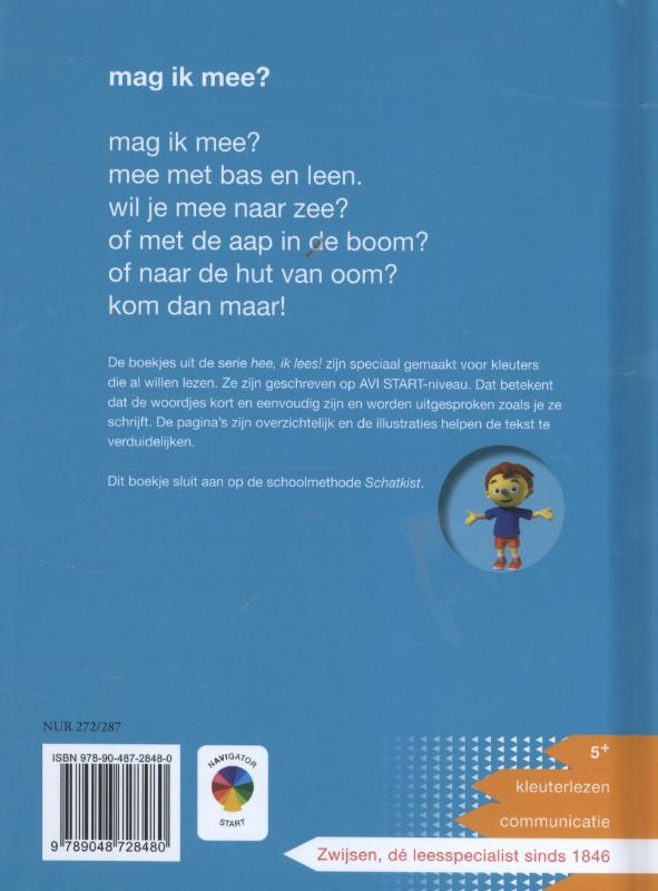 Mag ik mee? / Hee, ik lees! achterkant