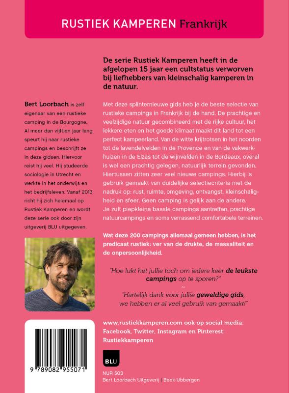 Rustiek Kamperen in Frankrijk / Rustiek Kamperen achterkant