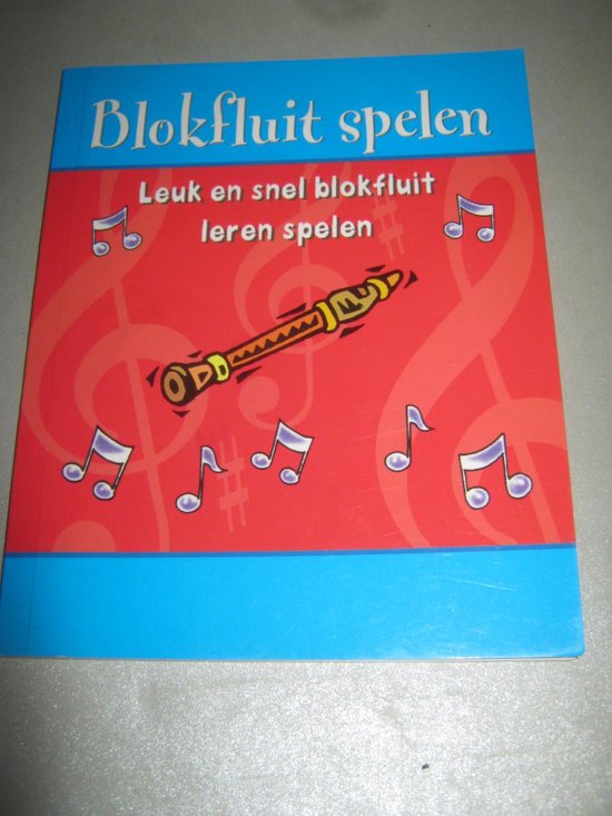 Boek en spel blokfluit spelen