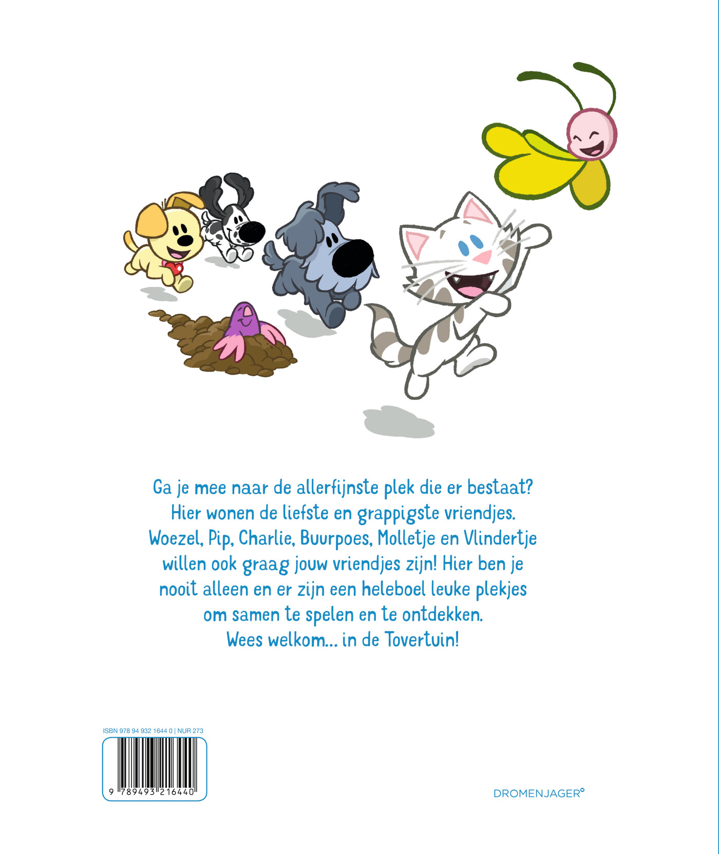 Welkom in de Tovertuin / Woezel & Pip achterkant