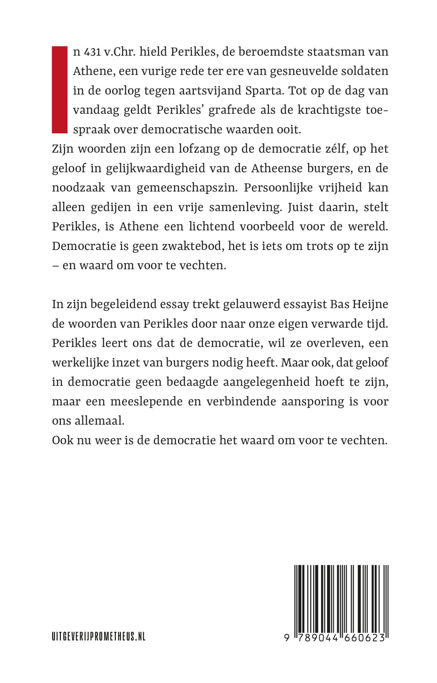 Voor de democratie achterkant
