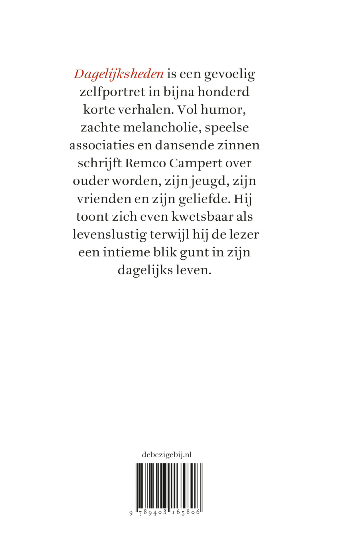 Dagelijksheden achterkant