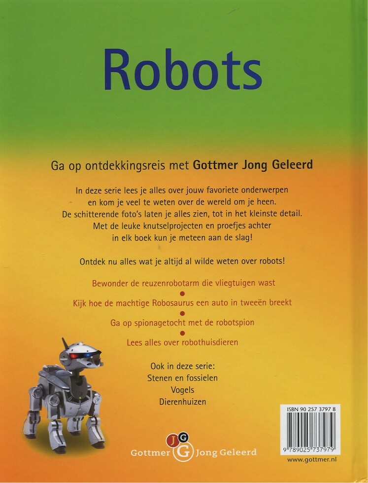 Robots / Gottmer jong geleerd achterkant