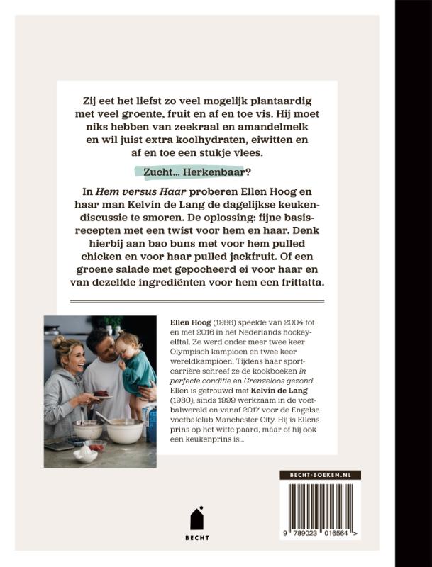 Hem versus haar Hem versus haar achterkant