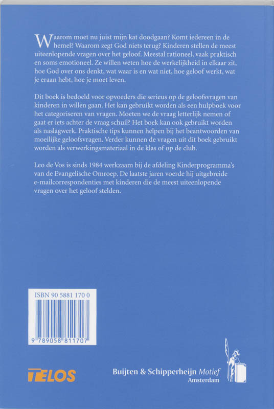 Wie heeft God verzonnen? achterkant