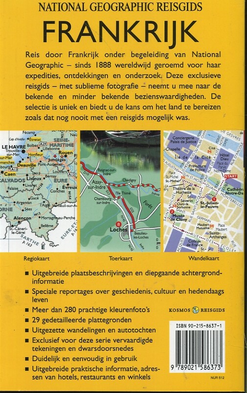 Frankrijk / National Geographic Traveler achterkant