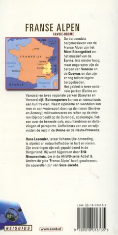 Franse Alpen / ANWB goud achterkant
