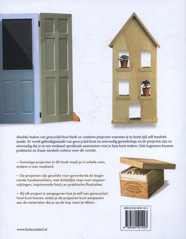 Meubels maken van gerecycled hout Meubels maken van gerecycled hout achterkant