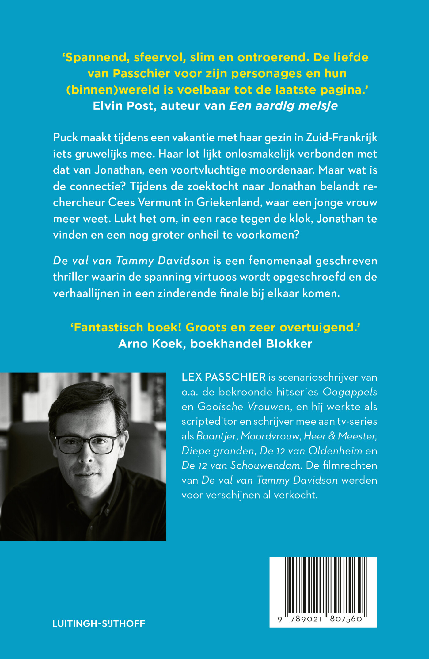 De val van Tammy Davidson achterkant