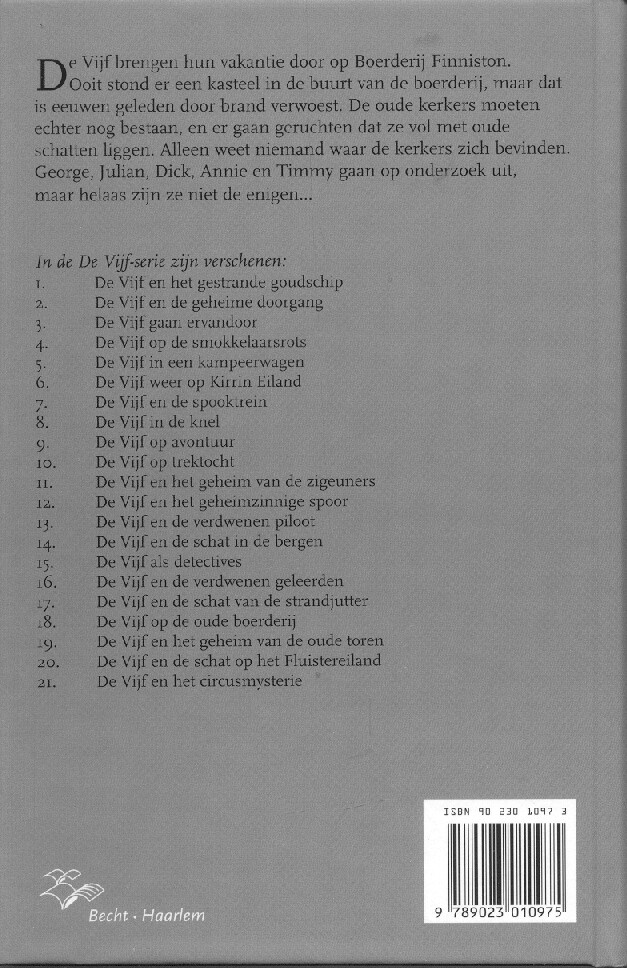 De Vijf 18 op de oude boerderij / De Vijf serie / 18 De Vijf 18 op de oude boerderij / De Vijf serie / 18 achterkant