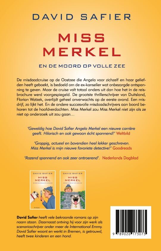 Miss Merkel en de moord op volle zee / Miss Merkel / 3 achterkant
