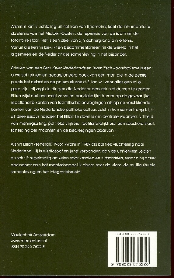 Brieven van een Pers achterkant
