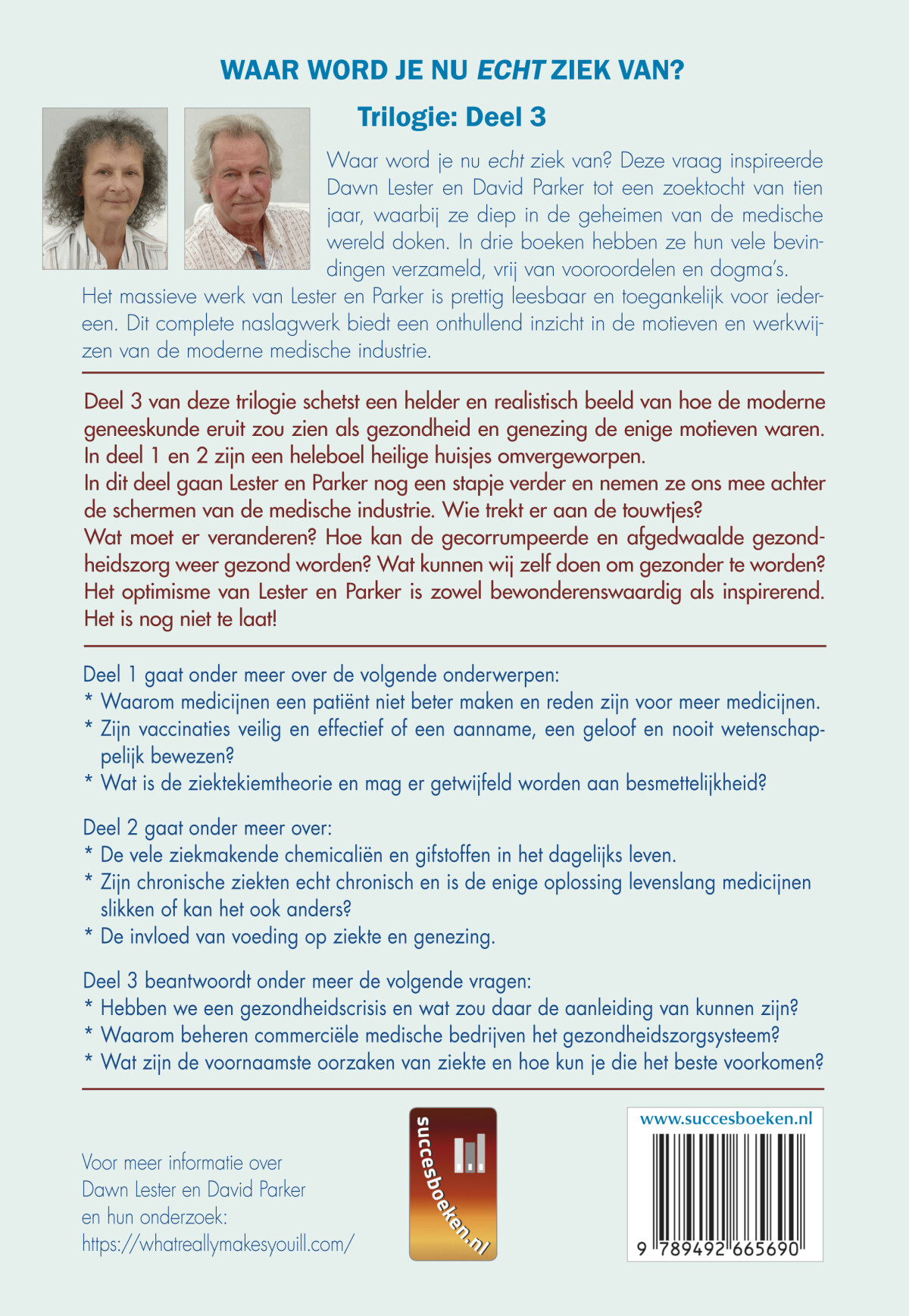 Waar word je nu echt ziek van? / 3 achterkant