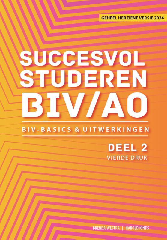 Brenda Westra Succesvol Studeren Voor Biv/Ao - Deel 2 / Succesvol Studeren Voor Biv/Ao / 2