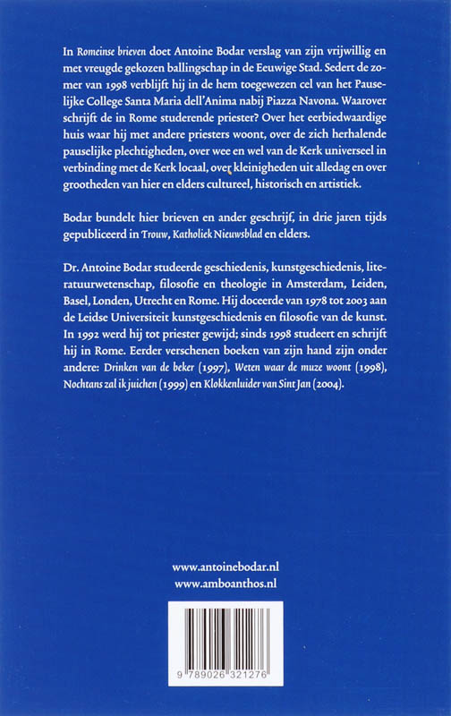 Romeinse brieven achterkant