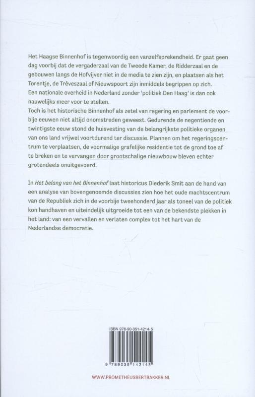 Het belang van het Binnenhof Het belang van het Binnenhof achterkant