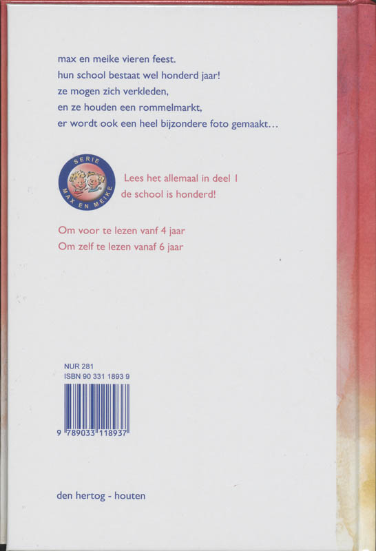 SCHOOL IS HONDERD, DE achterkant