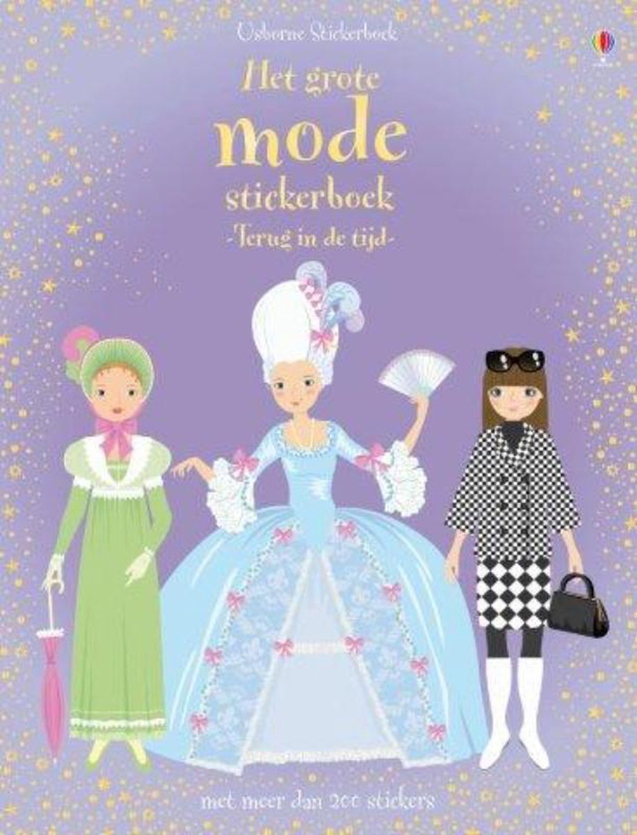 Grote mode stickerboek terug in de tijd