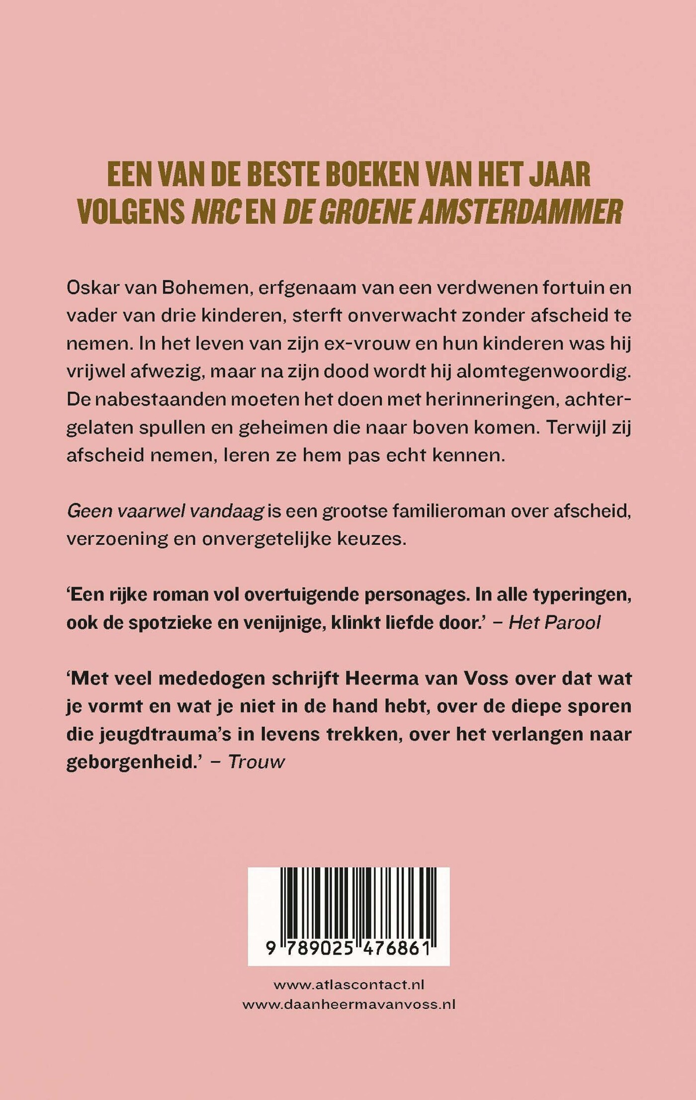 Geen vaarwel vandaag achterkant