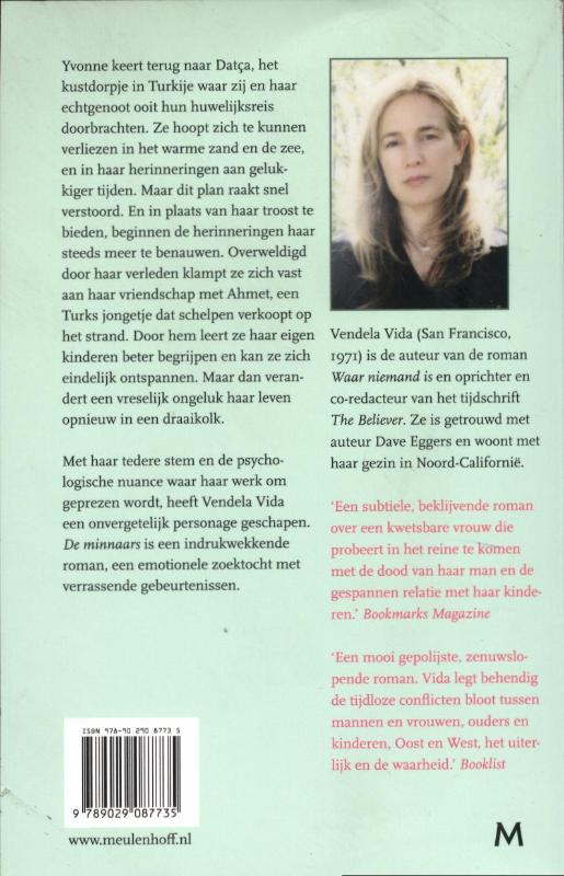 De Minnaars achterkant