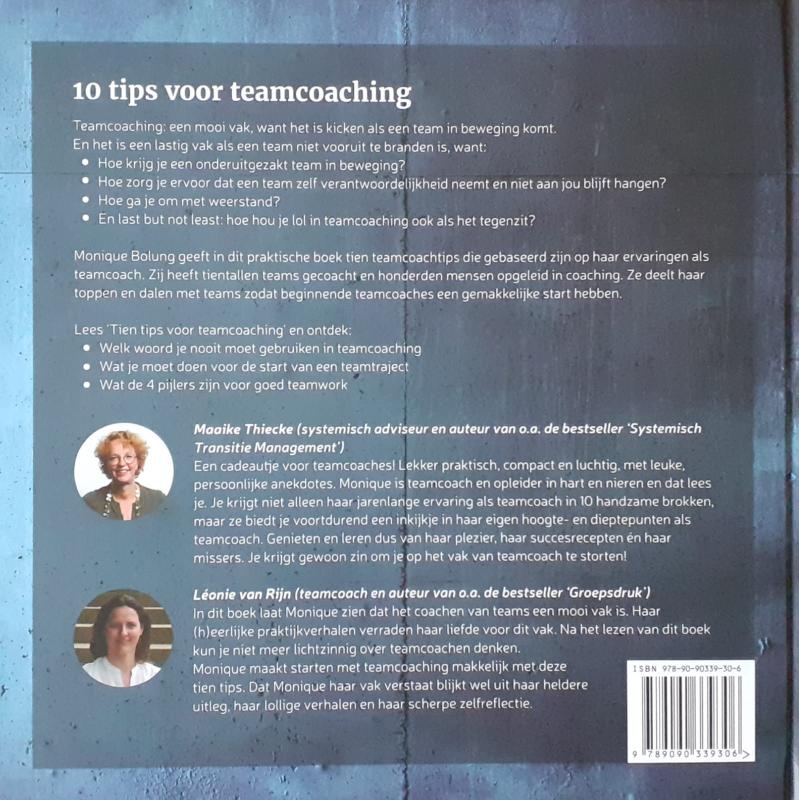 10 tips voor teamcoaching achterkant