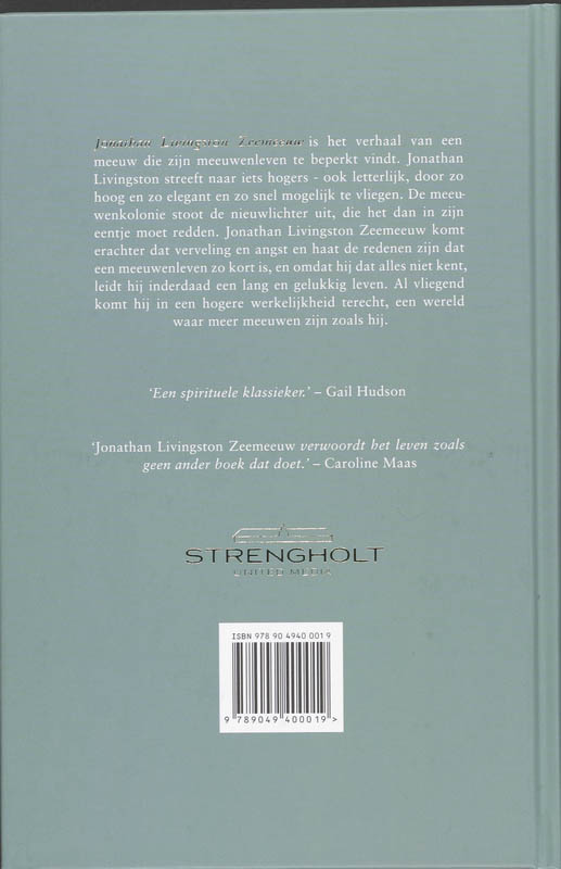 Jonathan Livingston Zeemeeuw Jonathan Livingston Zeemeeuw achterkant