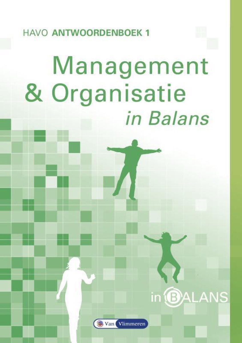boekenbalie_9789491653230_cover Management en Organisatie / Havo / Antwoordenboek 1 / In Balans