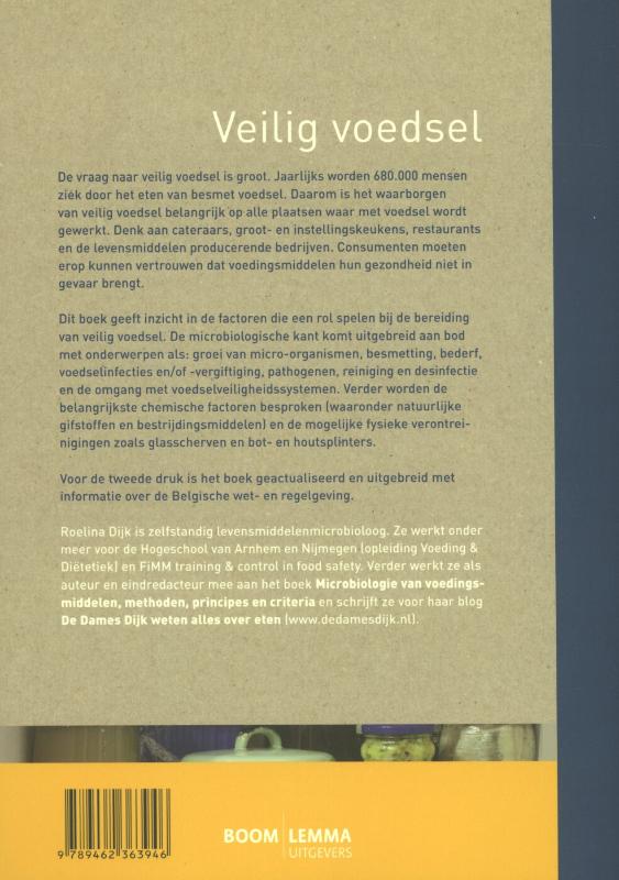 Veilig voedsel achterkant