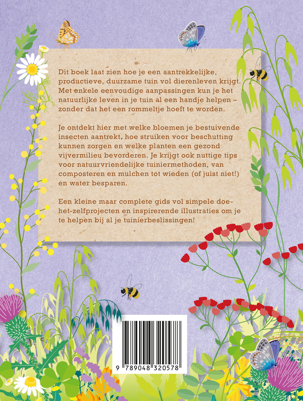 Creëer een wilde tuin! achterkant