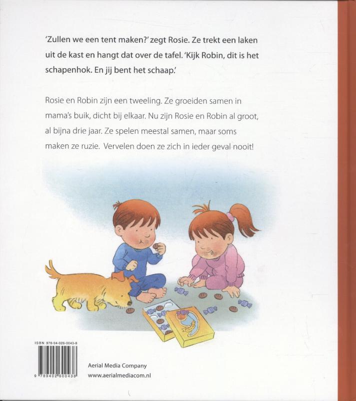 Rosie en Robin - Schaapjes voeren achterkant