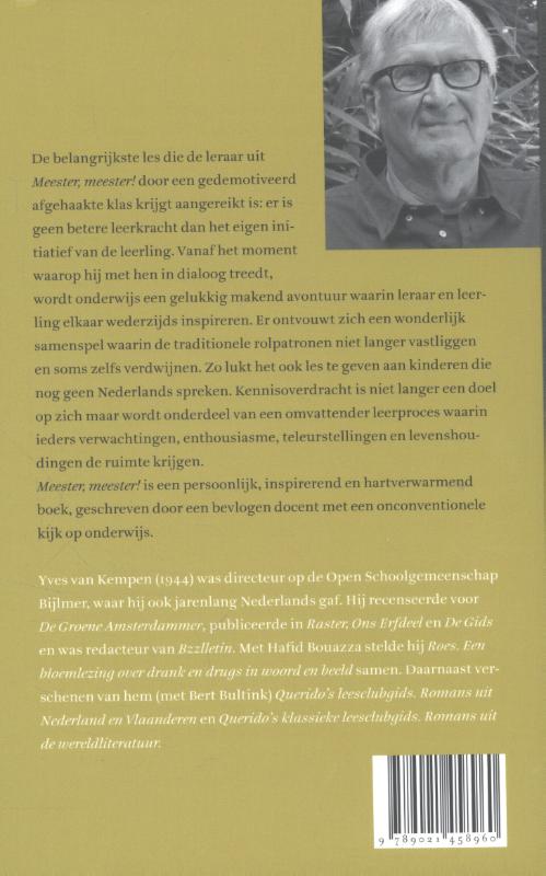 Meester, meester! Meester, meester! achterkant