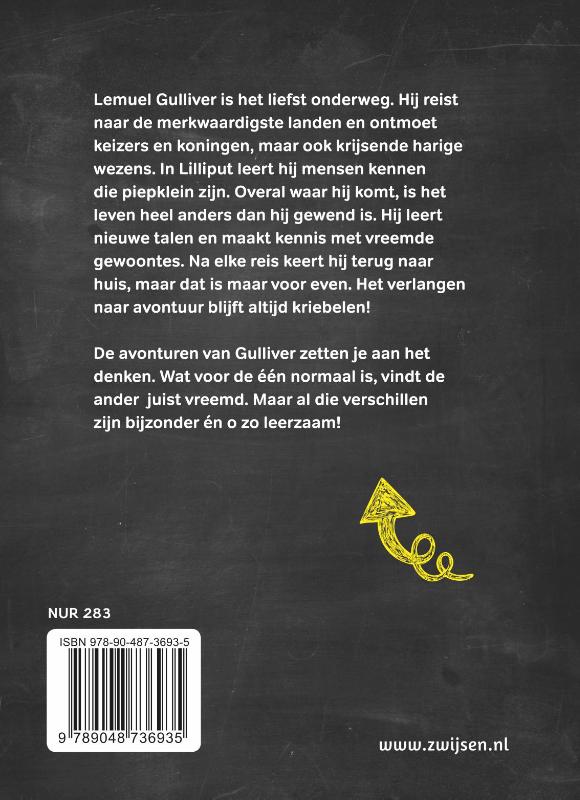 De reizen van Gulliver / Klassiekers De reizen van Gulliver / Klassiekers achterkant
