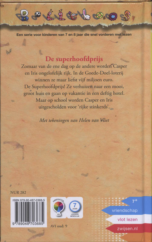 De superhoofdprijs / Bolleboos achterkant