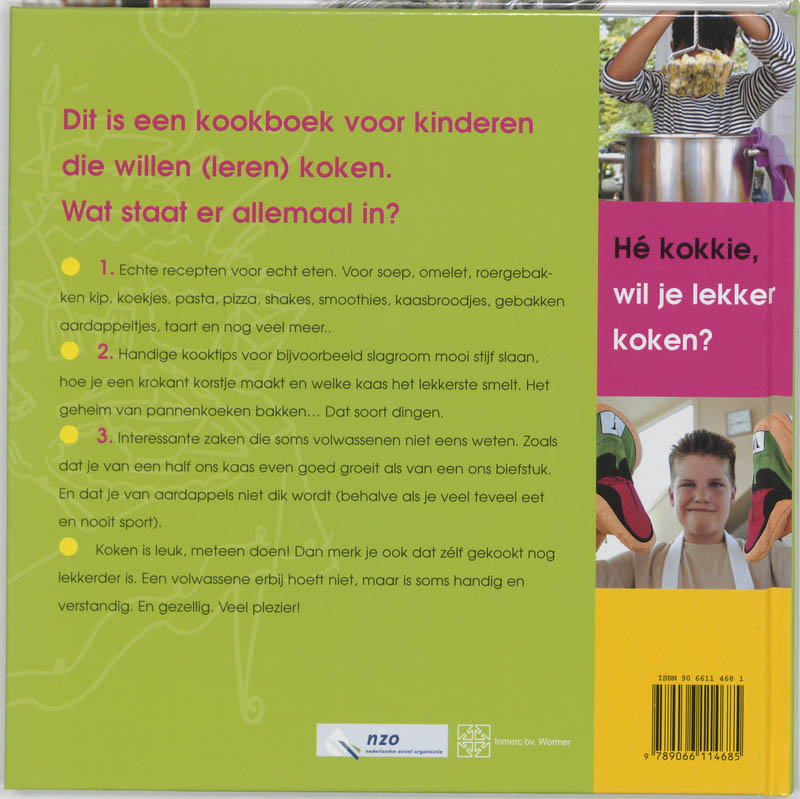 Kokkies ! Het Grote Kinderkookboek achterkant