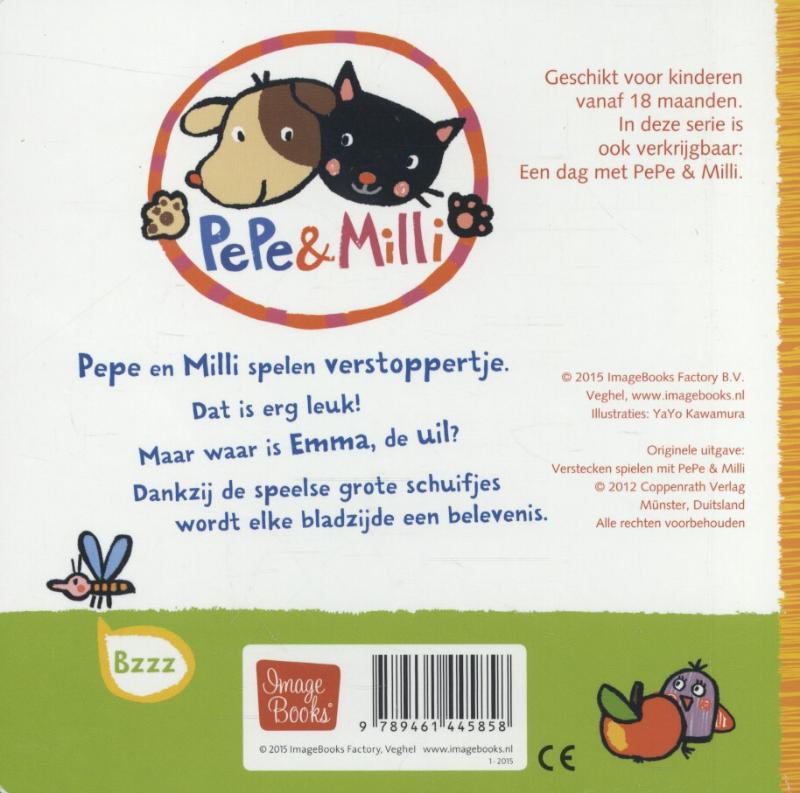 Pepe en Milli - Verstoppertje spelen met Pepe & Milli achterkant