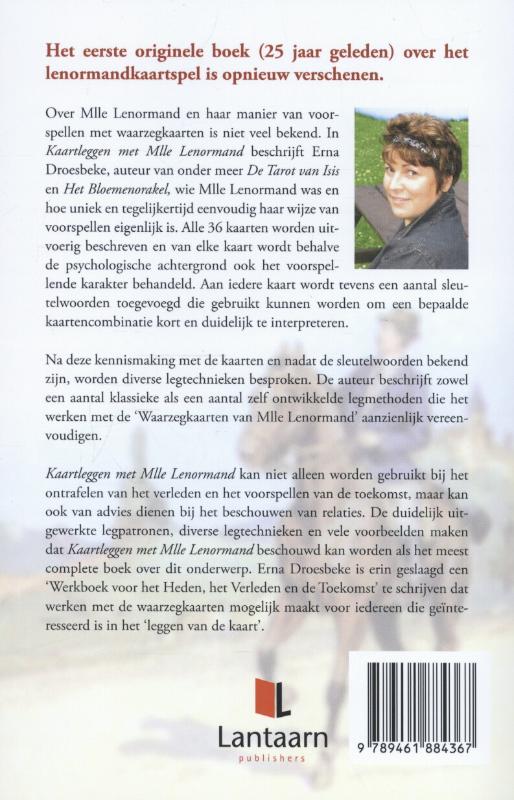 Kaartleggen met Mlle Lenormand achterkant