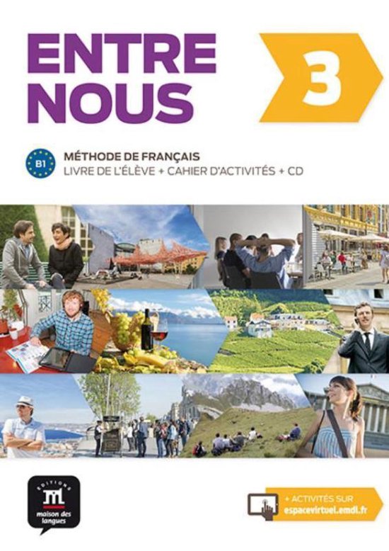boekenbalie_9788416273249_cover Entre nous B1 3 livre de l'élève+ cahier activitès+cd