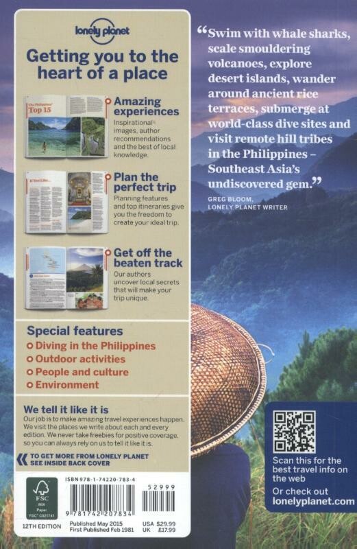 Lonely Planet Philippines dr 12 achterkant