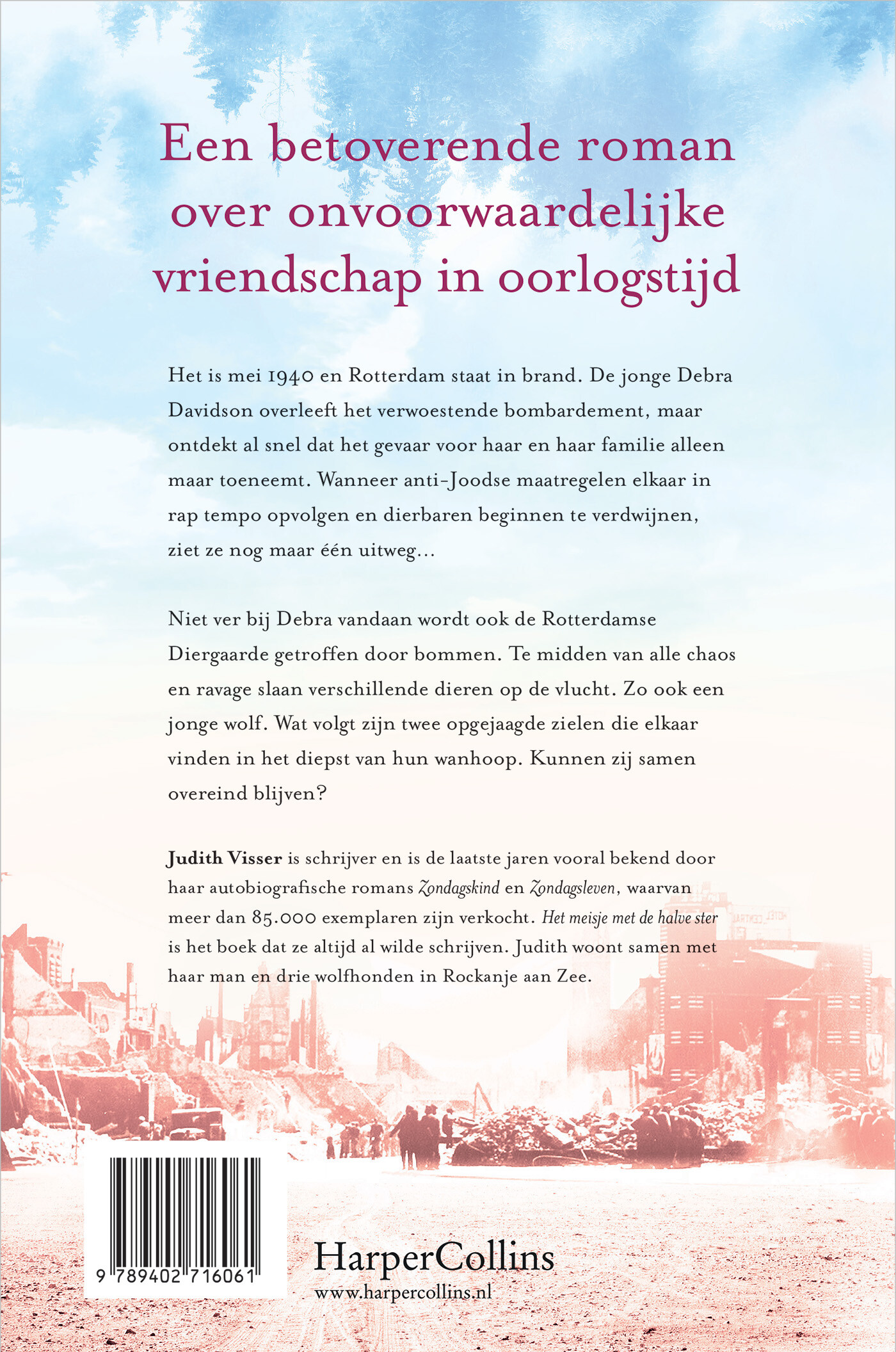 Het meisje met de halve ster achterkant
