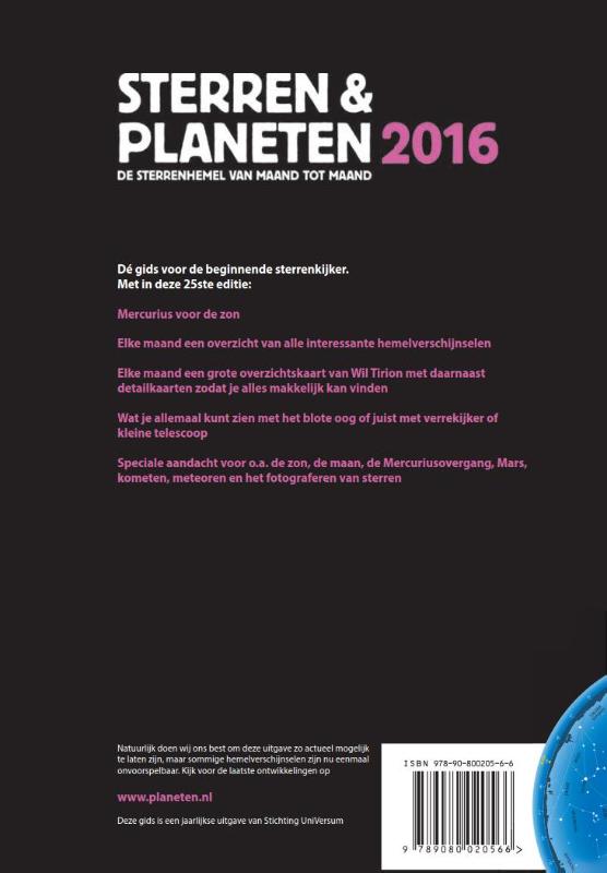 Sterren & Planeten / 2016 / Sterren &amp; Planeten / 25 achterkant