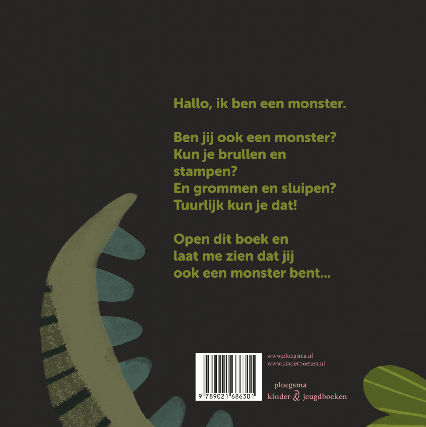 Ben jij een monster? achterkant