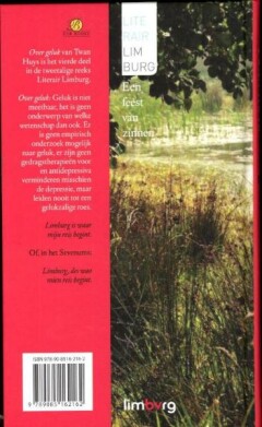 Over geluk / Ouver geluk / Literair Limburg achterkant