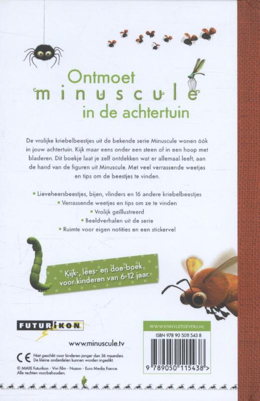 Ontmoet minuscule in de achtertuin achterkant