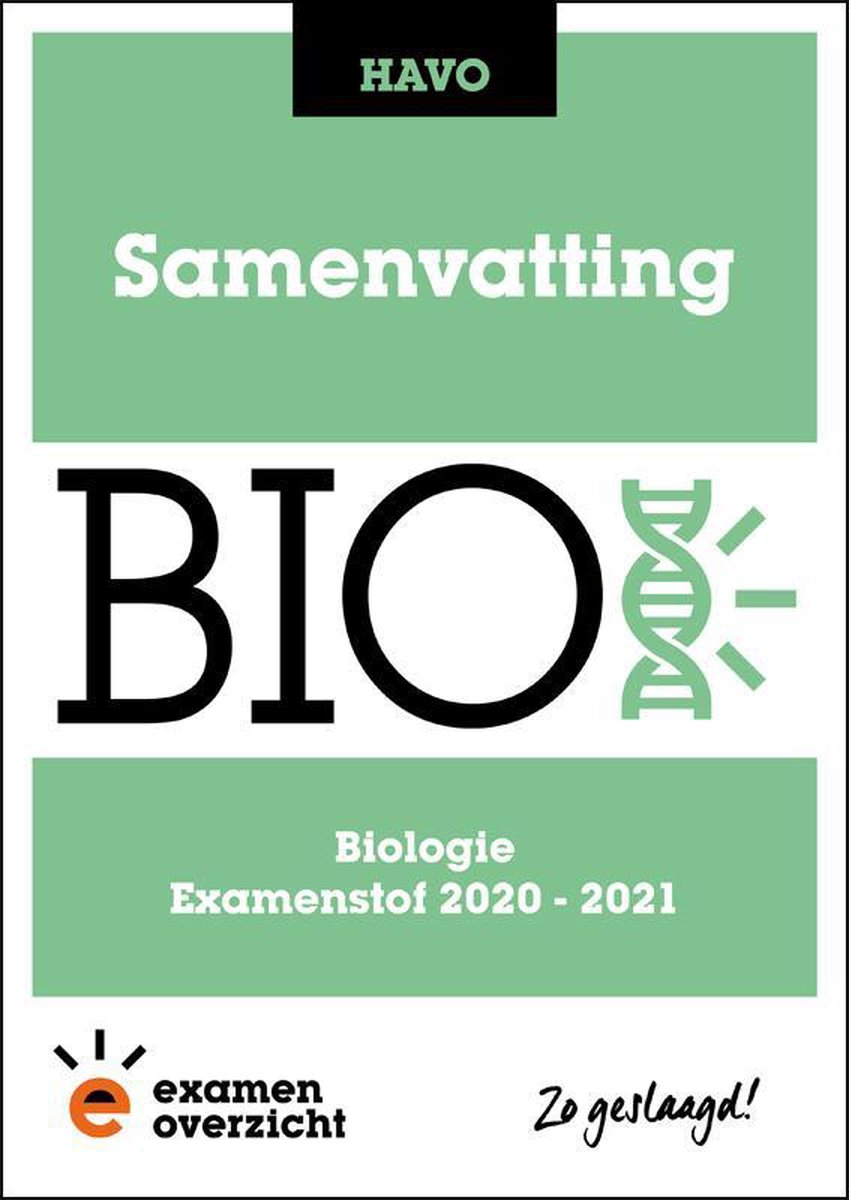 boekenbalie_9789492981998_cover ExamenOverzicht - Samenvatting Biologie HAVO