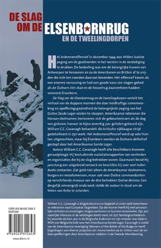 De slag om de Elsenbornrug en de Tweelingdorpen De slag om de Elsenbornrug en de Tweelingdorpen achterkant