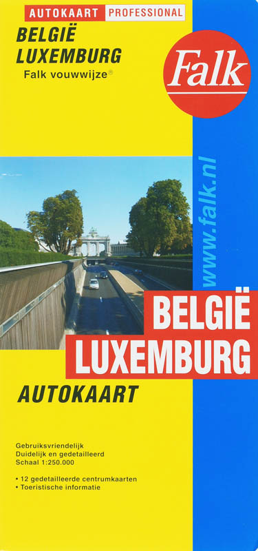 Falkplan  -   Autokaart Belgie Luxemburg