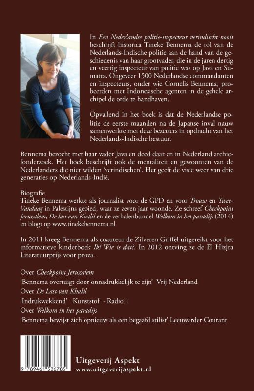 Een Nederlandse politie-inspecteur verindischt nooit Een Nederlandse politie-inspecteur verindischt nooit achterkant