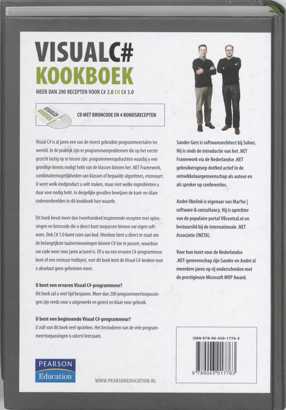 Visual C# Kookboek Hb achterkant