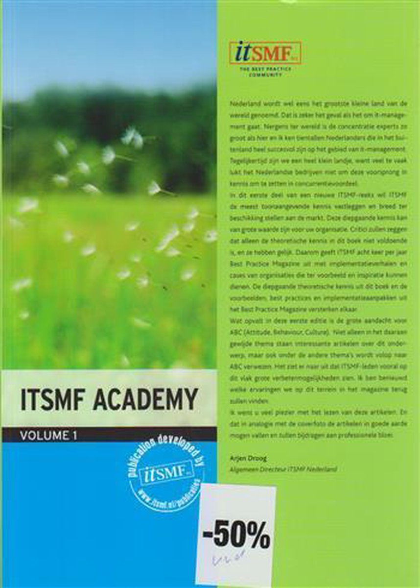 volume 1 ITSMF Academy