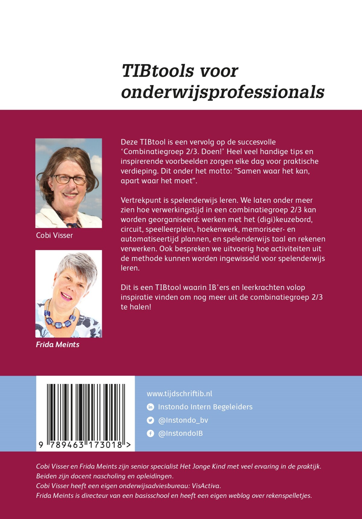 Haal meer uit je combinatiegroep 2/3! / TIBtools achterkant